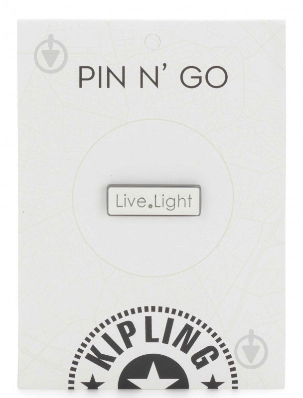 Значок Kipling STYLE-IT New White LIVE LIGHT PIN - фото 2