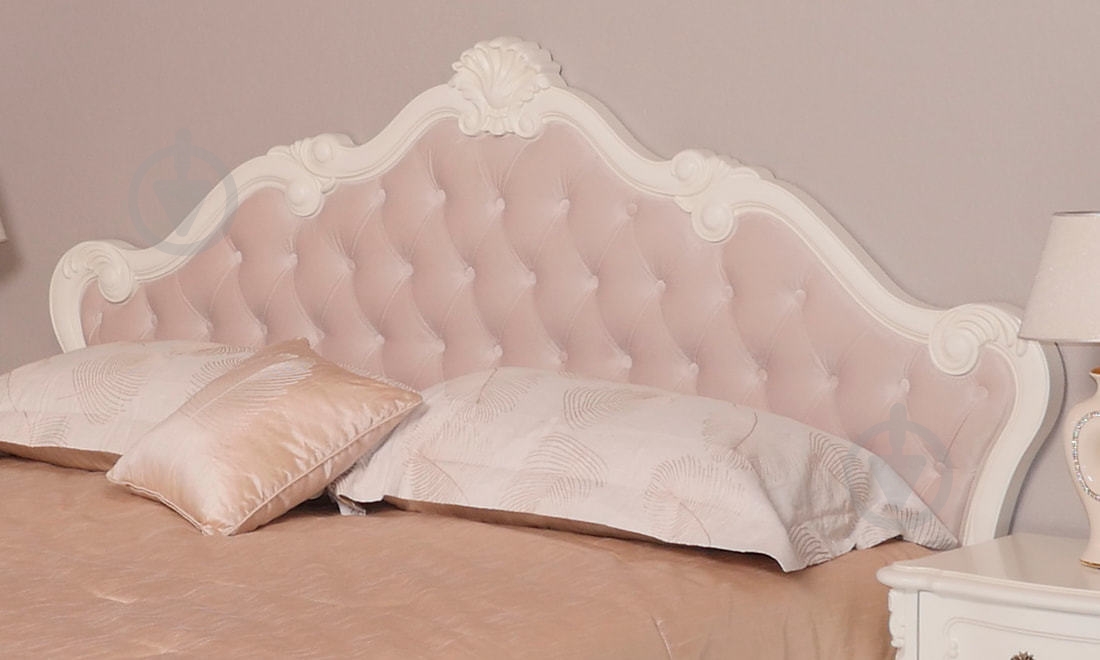 Кровать Анабель 180x200 см молочный - фото 2 Кровать Анабель 180x200 см молочный - фото 2