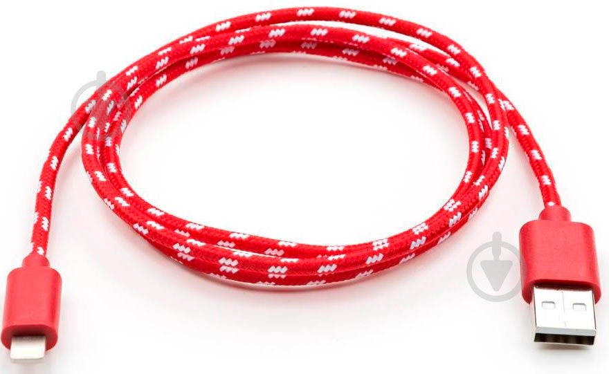 Дата-кабель Vinga USB 2.0 AM – Lightning 1 м красный (VCPDCLNB31R) - фото 2 Дата-кабель Vinga USB 2.0 AM – Lightning 1 м красный (VCPDCLNB31R) - фото 2
