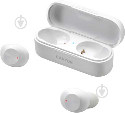 Bluetooth-гарнитура Canyon TWS-1 white (CNE-CBTHS1W) - фото 2