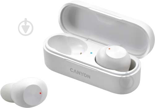 Bluetooth-гарнитура Canyon TWS-1 white (CNE-CBTHS1W) - фото 3