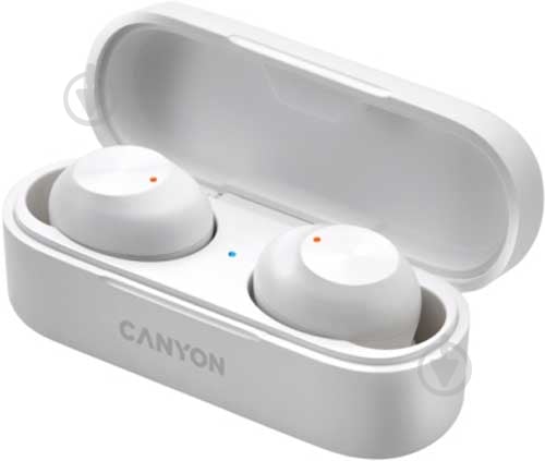 Bluetooth-гарнитура Canyon TWS-1 white (CNE-CBTHS1W) - фото 1