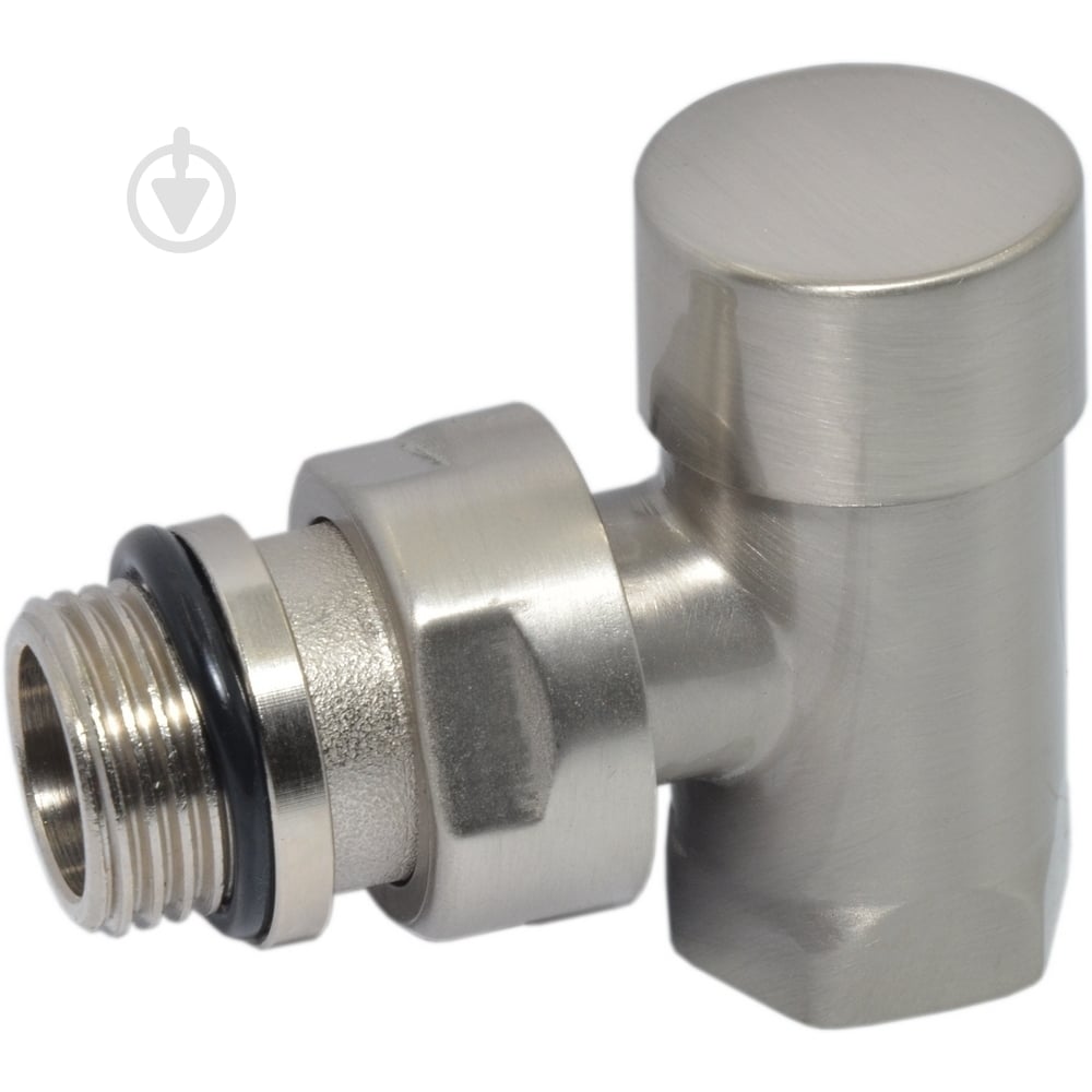 Кран радиаторный Carlo Poletti Compact 1/2" brush silver V150410J - фото 1