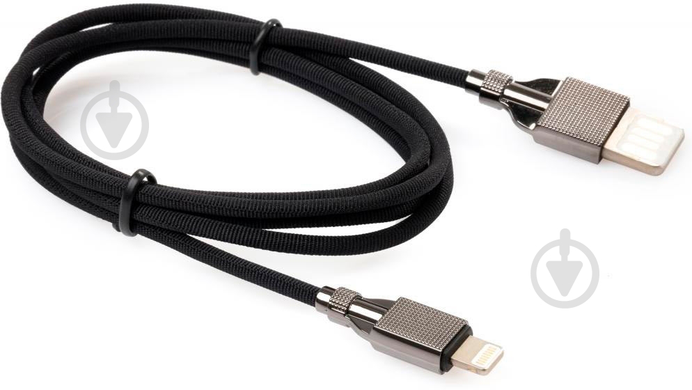 Дата-кабель Vinga USB 2.0 AM – Lightning 1 м черный (VCPDCL2SNB1BK) - фото 3 Дата-кабель Vinga USB 2.0 AM – Lightning 1 м черный (VCPDCL2SNB1BK) - фото 3