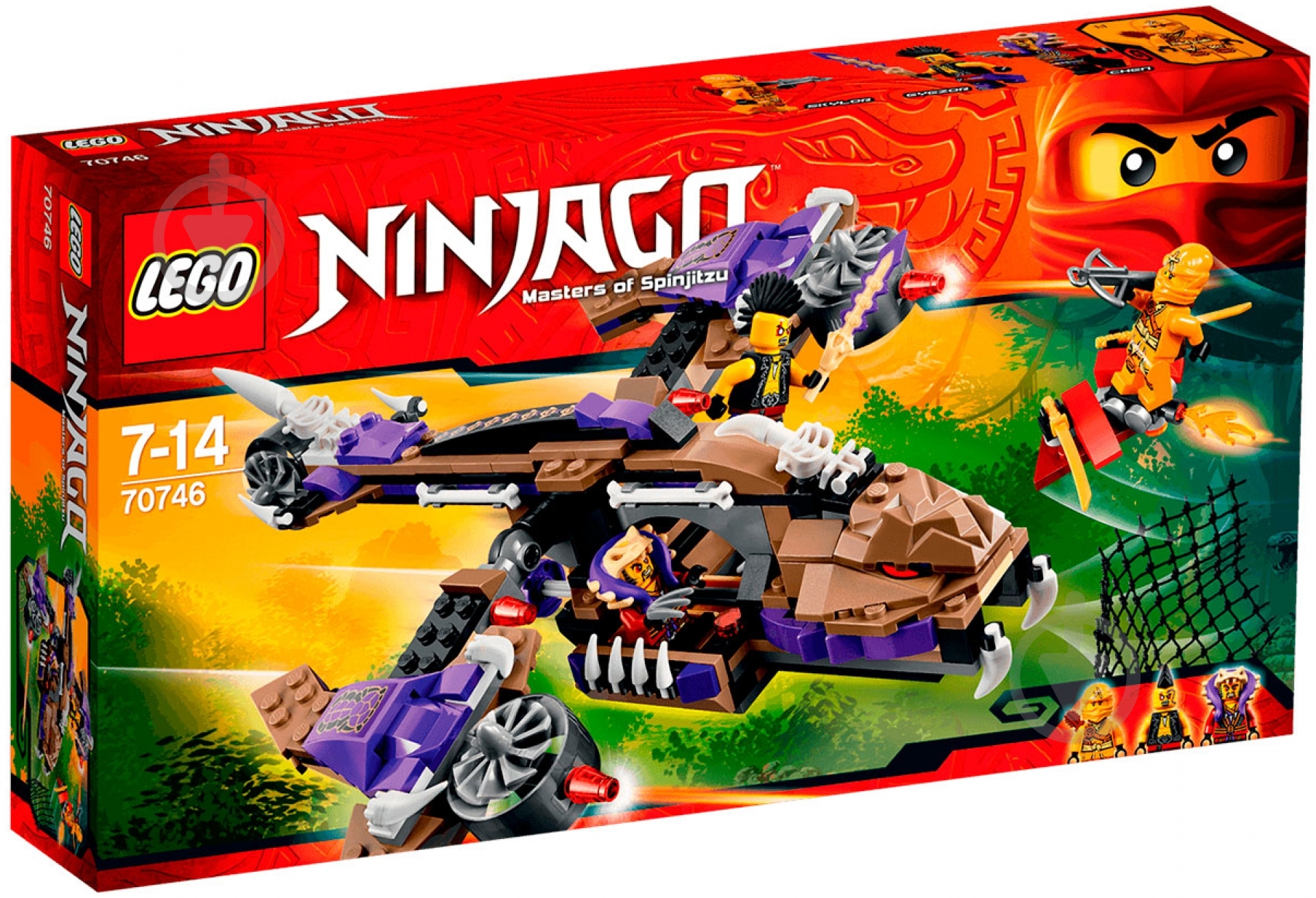 Конструктор LEGO Ninjago Атака кондракоптера 70746 - фото 1 Конструктор LEGO Ninjago Атака кондракоптера 70746 - фото 1