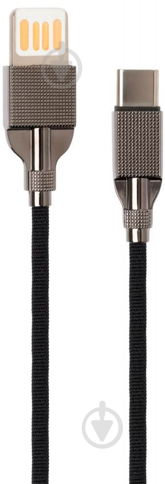 Дата-кабель Vinga USB 2.0 AM – Type-C 1 м черный (VCPDCTC2SNB1BK) - фото 2