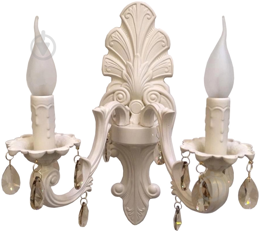 Бра Versan WERSAL 2x60 Вт E14 слоновая кость 70040-2/IVORY - фото 1