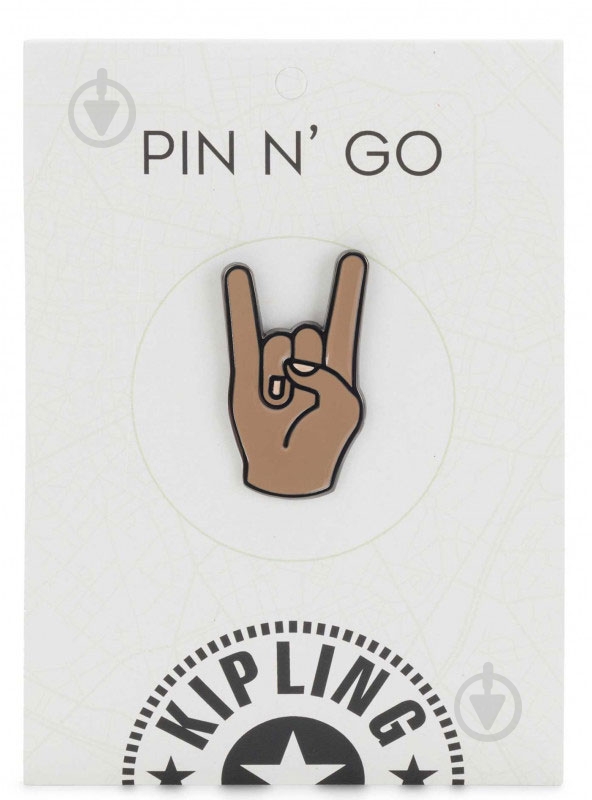 Значок Kipling STYLE-IT Multicolor 2 YEAH PIN - фото 2 Значок Kipling STYLE-IT Multicolor 2 YEAH PIN - фото 2