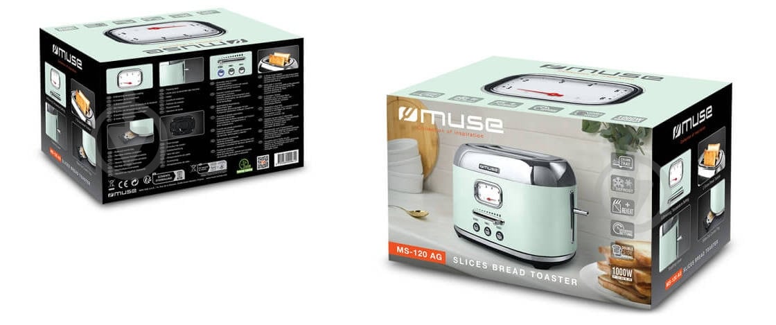 Тостер Muse MS-120 AG - фото 5 Тостер Muse MS-120 AG - фото 5