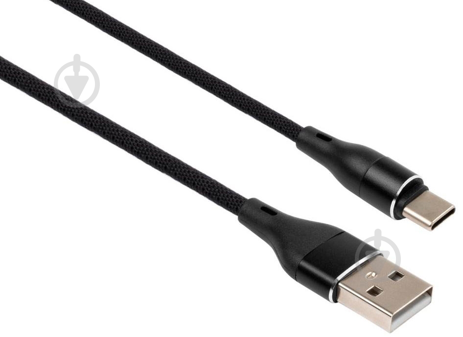 Дата-кабель Vinga USB 2.0 AM – Type-C 1 м черный (VCPDCTCCANB1BK) - фото 2