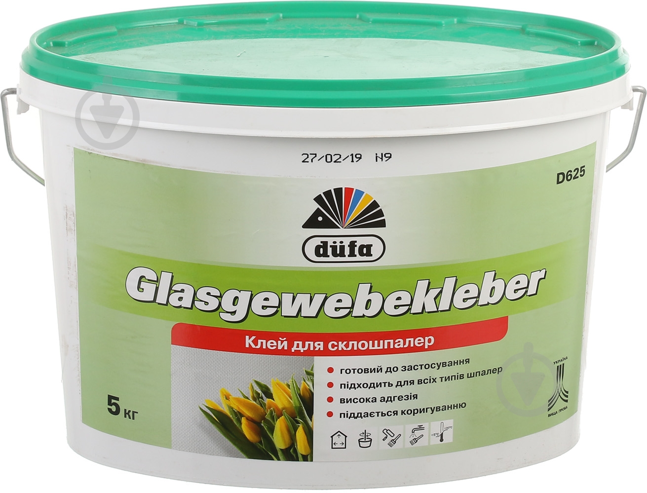 Клей для склошпалер Dufa Glasgewebekleber Д625 5 кг - фото 1
