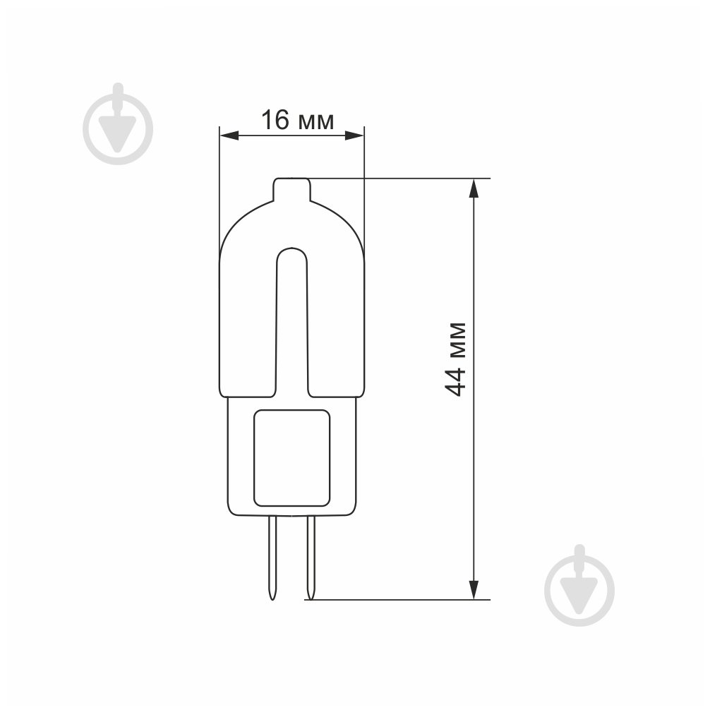 Лампа світлодіодна Videx 2 Вт G4 матова G4 220 В 4100 К 24632 - фото 3 Лампа світлодіодна Videx 2 Вт G4 матова G4 220 В 4100 К 24632 - фото 3