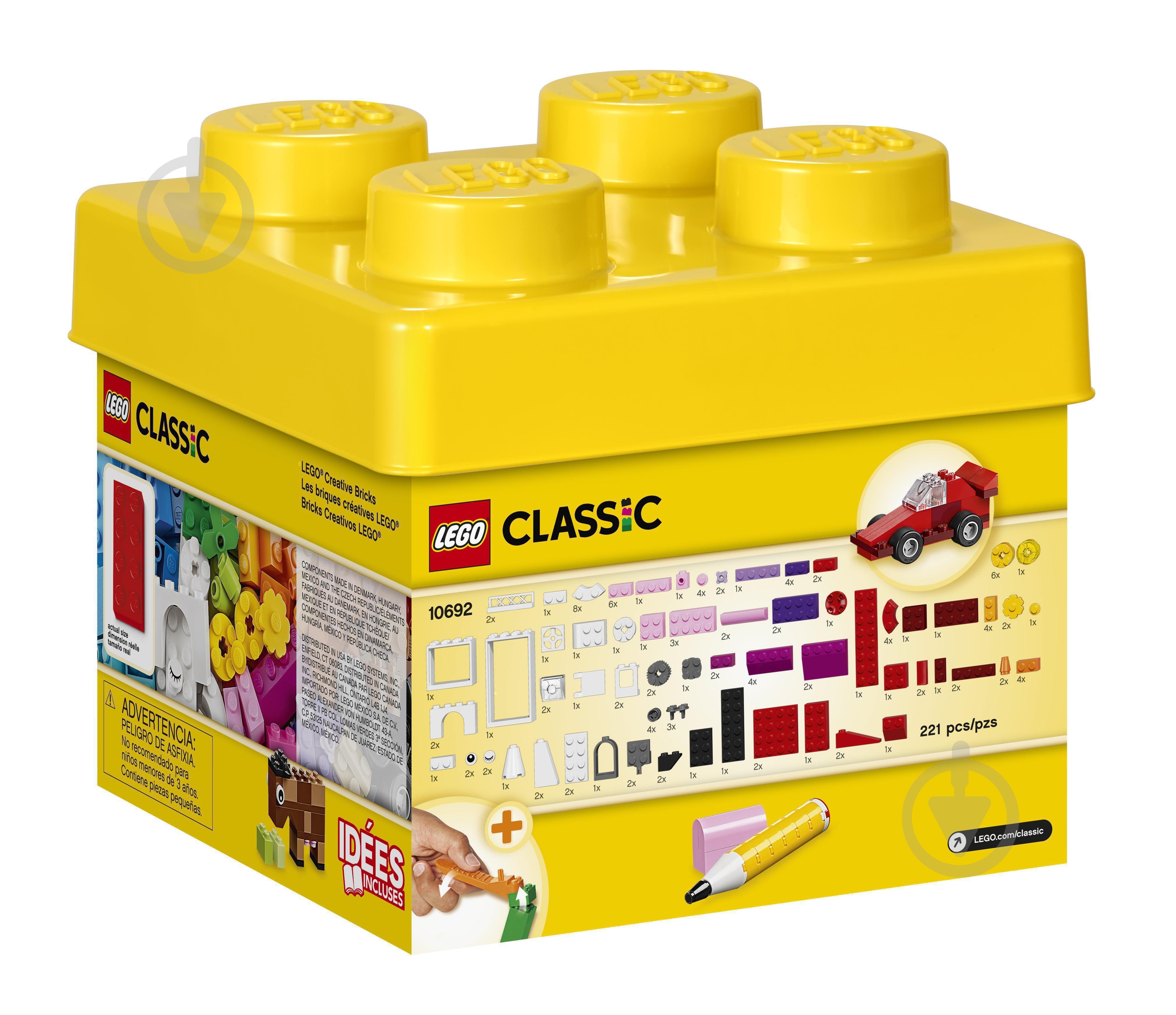 Конструктор LEGO Classic Кубики LEGO для творчого конструювання 10692 - фото 3