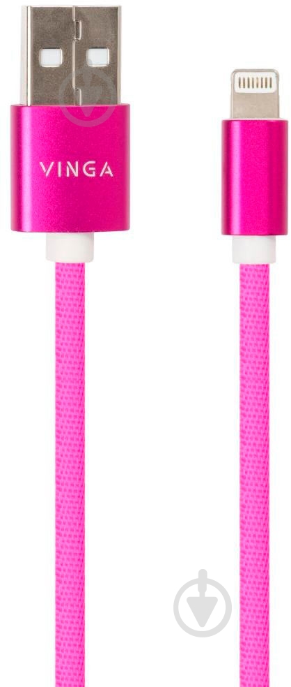 Дата-кабель Vinga USB 2.0 AM – Lightning 1 м разноцветный (VCPDCLCOLNB1RS) - фото 2 Дата-кабель Vinga USB 2.0 AM – Lightning 1 м разноцветный (VCPDCLCOLNB1RS) - фото 2