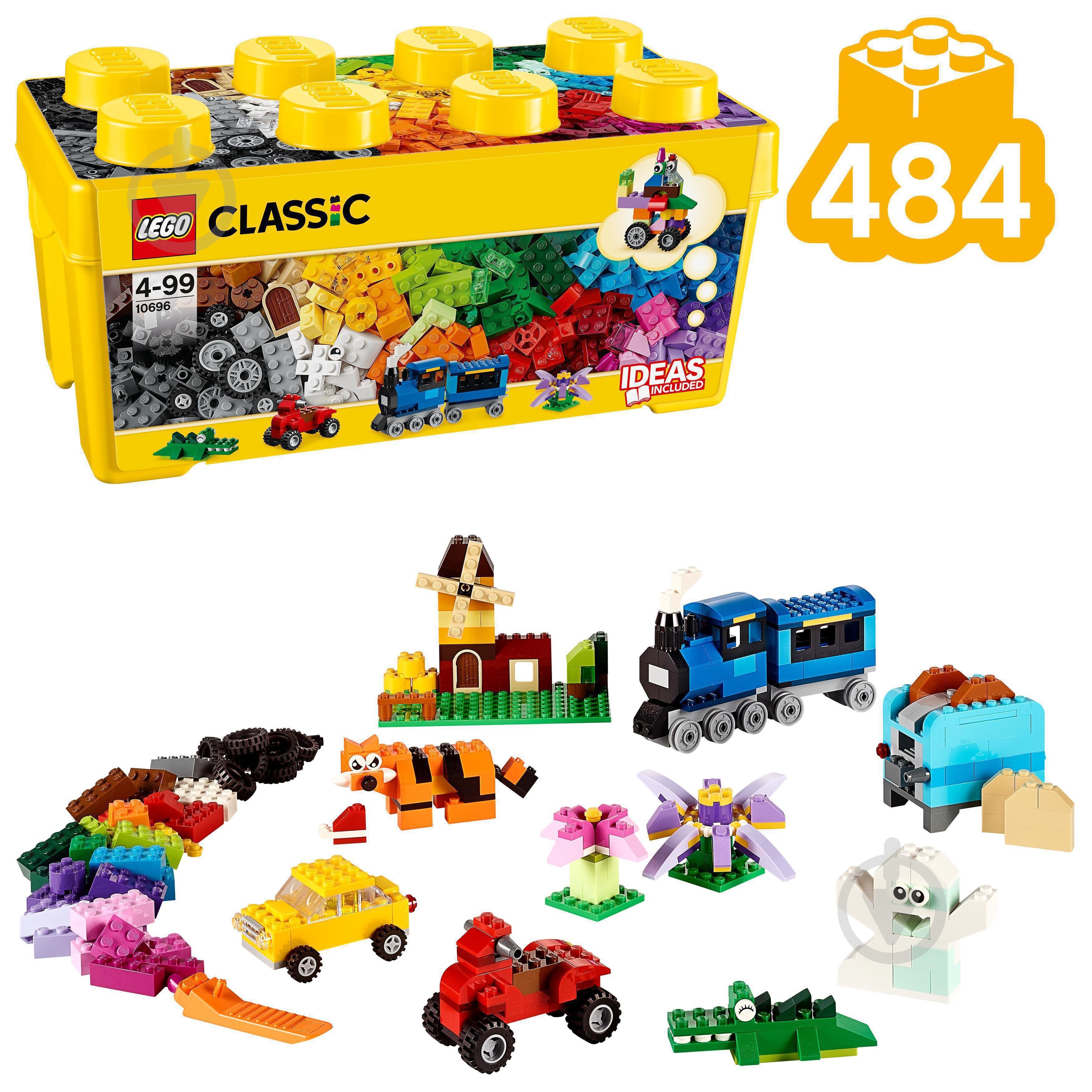 Конструктор LEGO Classic Коробка кубиків для творчого конструювання середнього розміру 10696 - фото 3