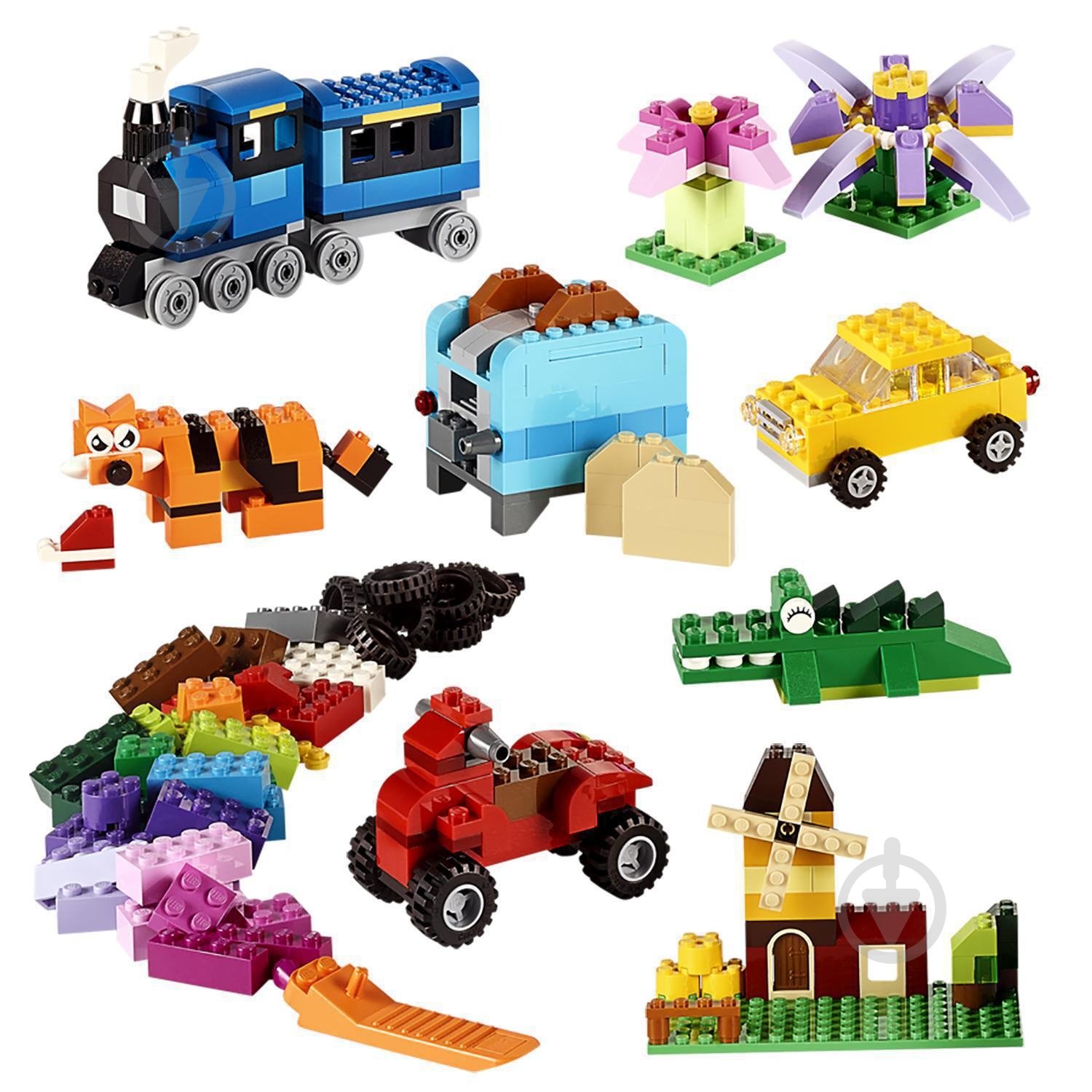Конструктор LEGO Classic Коробка кубиків для творчого конструювання середнього розміру 10696 - фото 13
