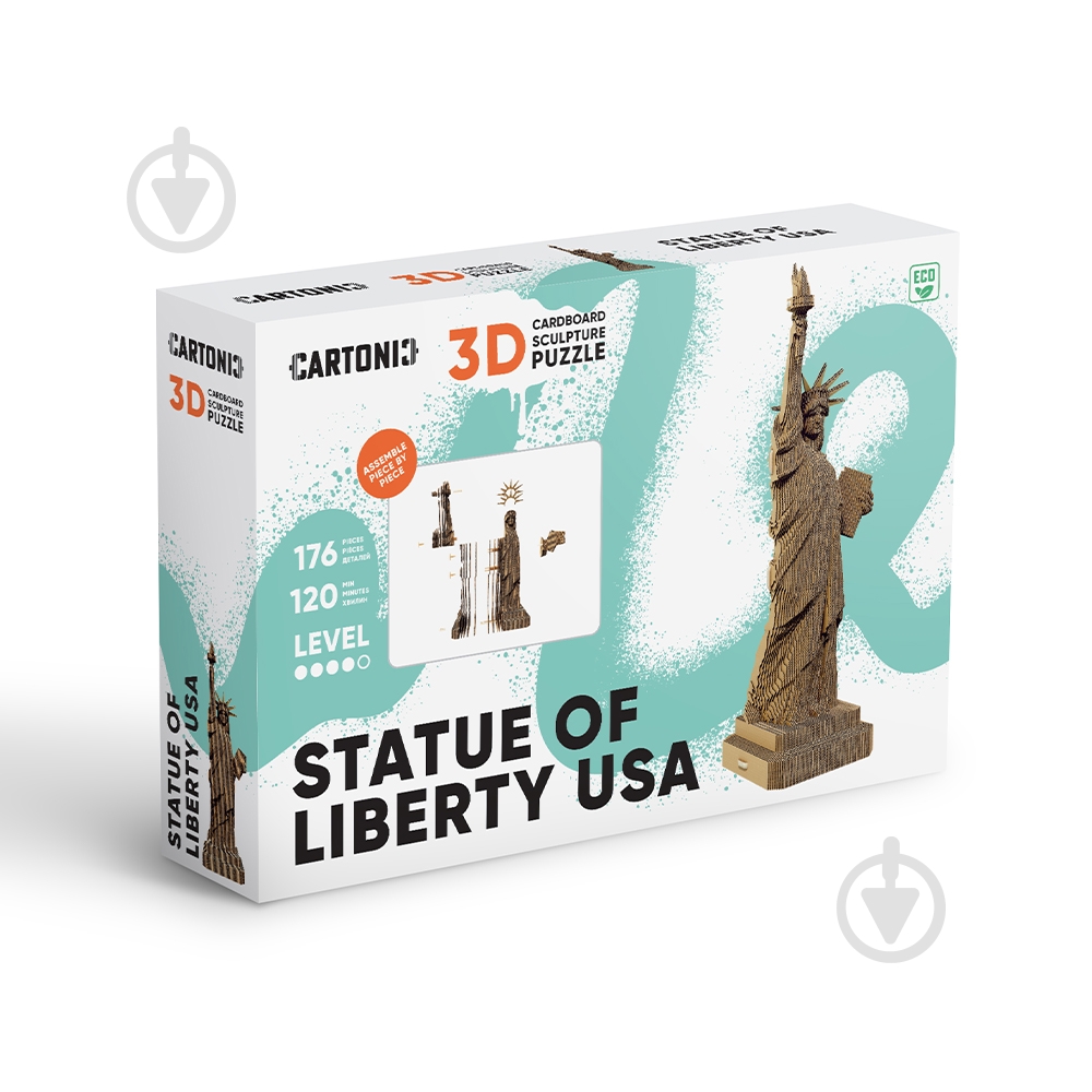 ᐉ 3D-пазл Cartonic STATUE OF LIBERTY USA CARTLIBUS • Краща ціна в