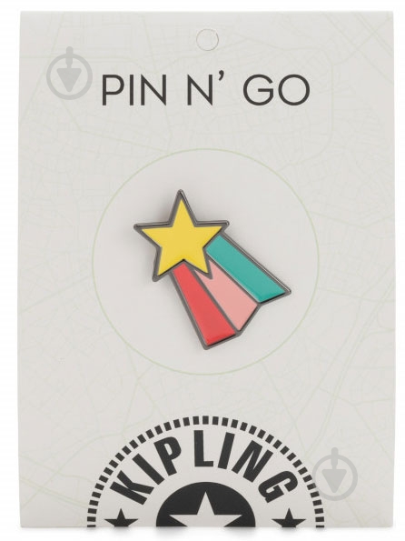 Значок Kipling STYLE-IT Multicolor RAINBOW STAR PIN - фото 2 Значок Kipling STYLE-IT Multicolor RAINBOW STAR PIN - фото 2