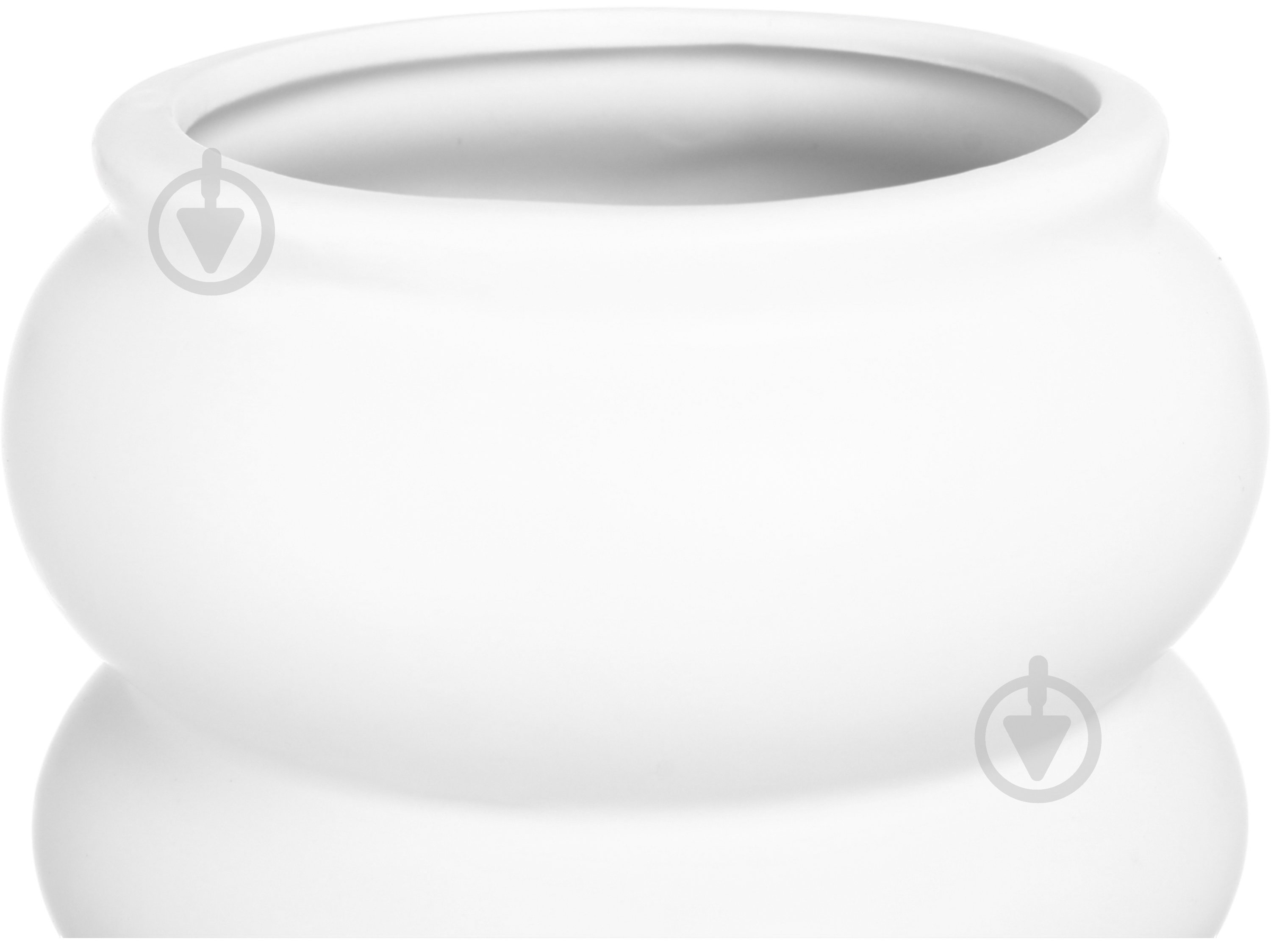 Ваза Sensio Ripple 20 см белая DLP24413A - фото 4