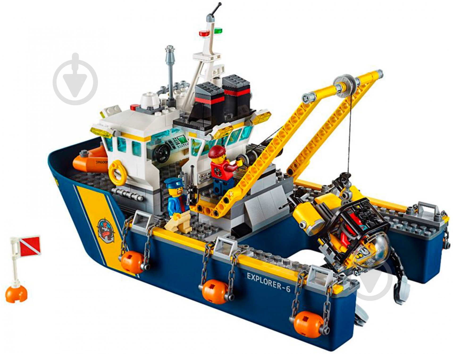 ᐉ Конструктор LEGO City Корабль глубоководной экспедиции 60095