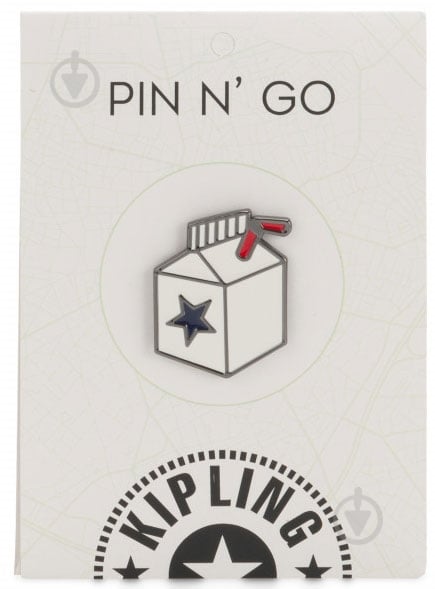 Значок Kipling STYLE-IT Multicolor MILK BOTTLE PIN - фото 2