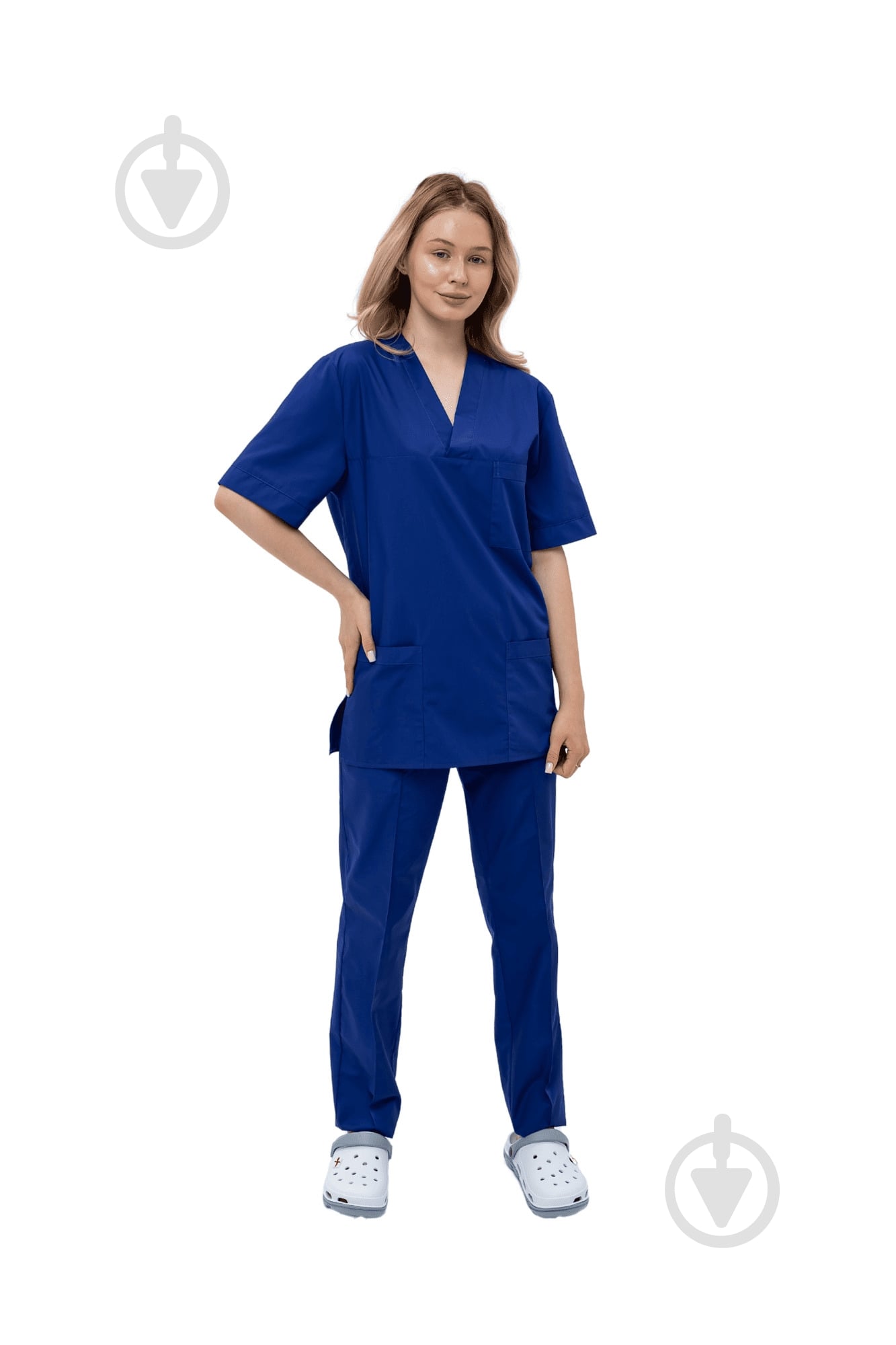 Костюм хирургический Lux-Form Универсал р. M синий - фото 1 Костюм хирургический Lux-Form Универсал р. M синий - фото 1