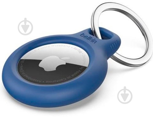 Чехол-брелок Belkin Secure Holder with Key Ring AirTag blue - фото 4