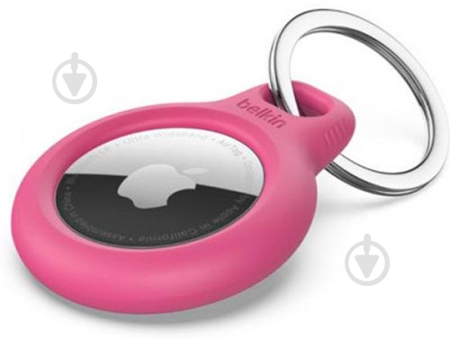 Чехол-брелок Belkin Secure Holder with Key Ring AirTag pink - фото 2