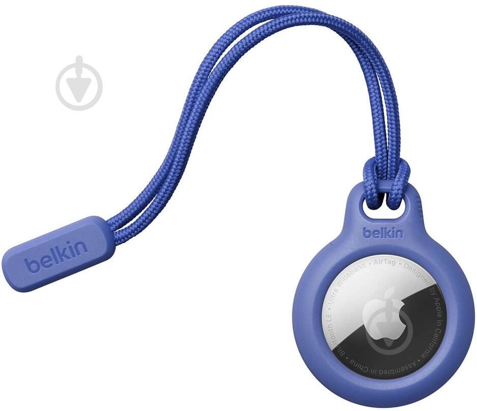 Чехол-брелок Belkin Secure Holder with Strap AirTag blue - фото 2