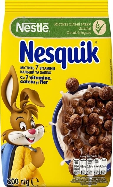 Сніданок сухий Nestle з вітамінами та мінеральними речовинами - фото 1 Сніданок сухий Nestle з вітамінами та мінеральними речовинами - фото 1