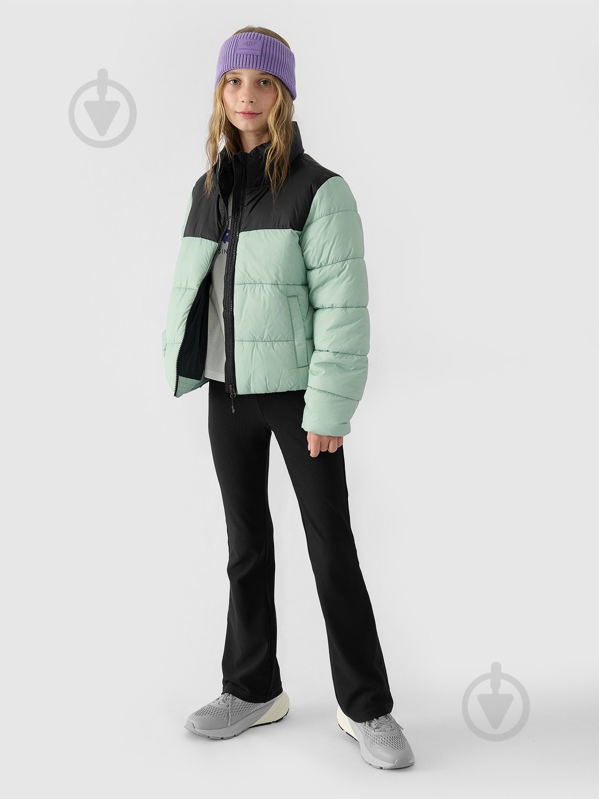 Пуховик 4F DOWN JACKET F452 4FJWAW24TDJAF452-47S р.140 зеленый - фото 3 Пуховик 4F DOWN JACKET F452 4FJWAW24TDJAF452-47S р.140 зеленый - фото 3