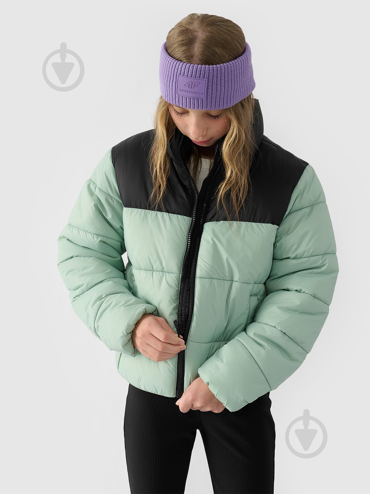 Пуховик 4F DOWN JACKET F452 4FJWAW24TDJAF452-47S р.140 зеленый - фото 5 Пуховик 4F DOWN JACKET F452 4FJWAW24TDJAF452-47S р.140 зеленый - фото 5