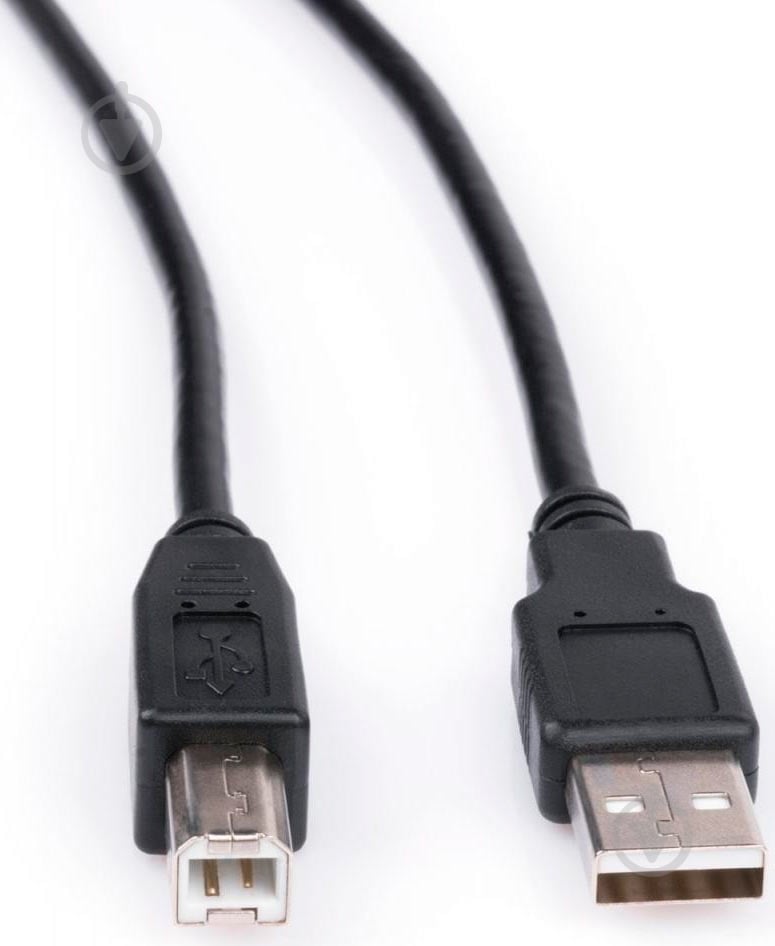 Кабель Vinga USB 2.0 AM/BM 3 м черный (USBAMBM01-3.0) - фото 4