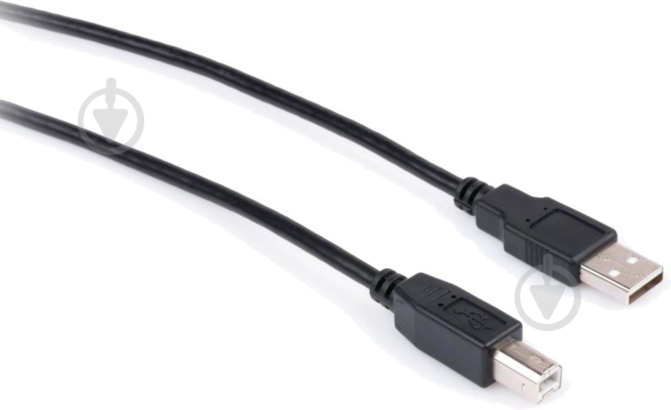 Кабель Vinga USB 2.0 AM/BM 3 м черный (USBAMBM01-3.0) - фото 2