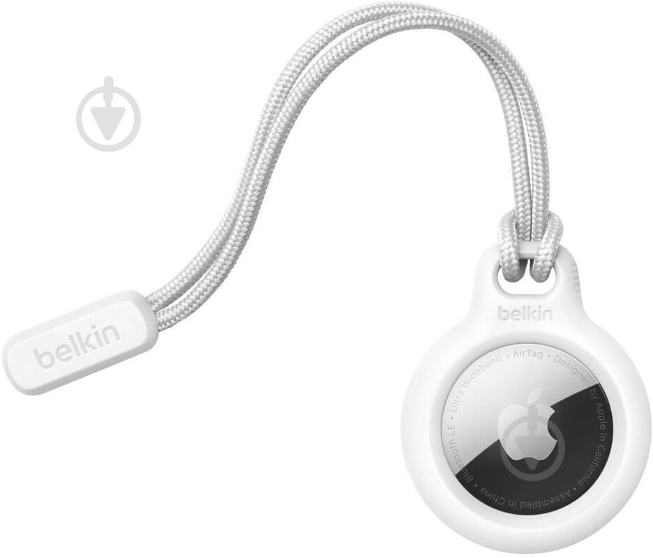 Чохол-брелок Belkin Secure Holder with Strap AirTag white - фото 9