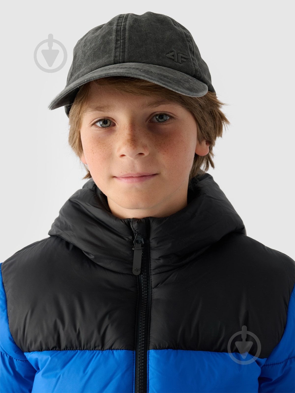 Пуховик для мальчиков зимний 4F DOWN JACKET M462 4FJWAW24TDJAM462-36S синий - фото 3