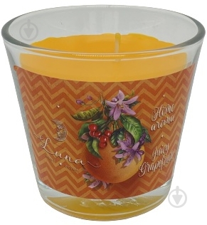Свеча ароматическая Luna Juicy Grapefruite (Сочный грейпфрут) - фото 1