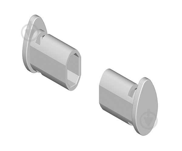 Заглушка Element System для перекладини 2 шт. серый - фото 1 Заглушка Element System для перекладини 2 шт. серый - фото 1