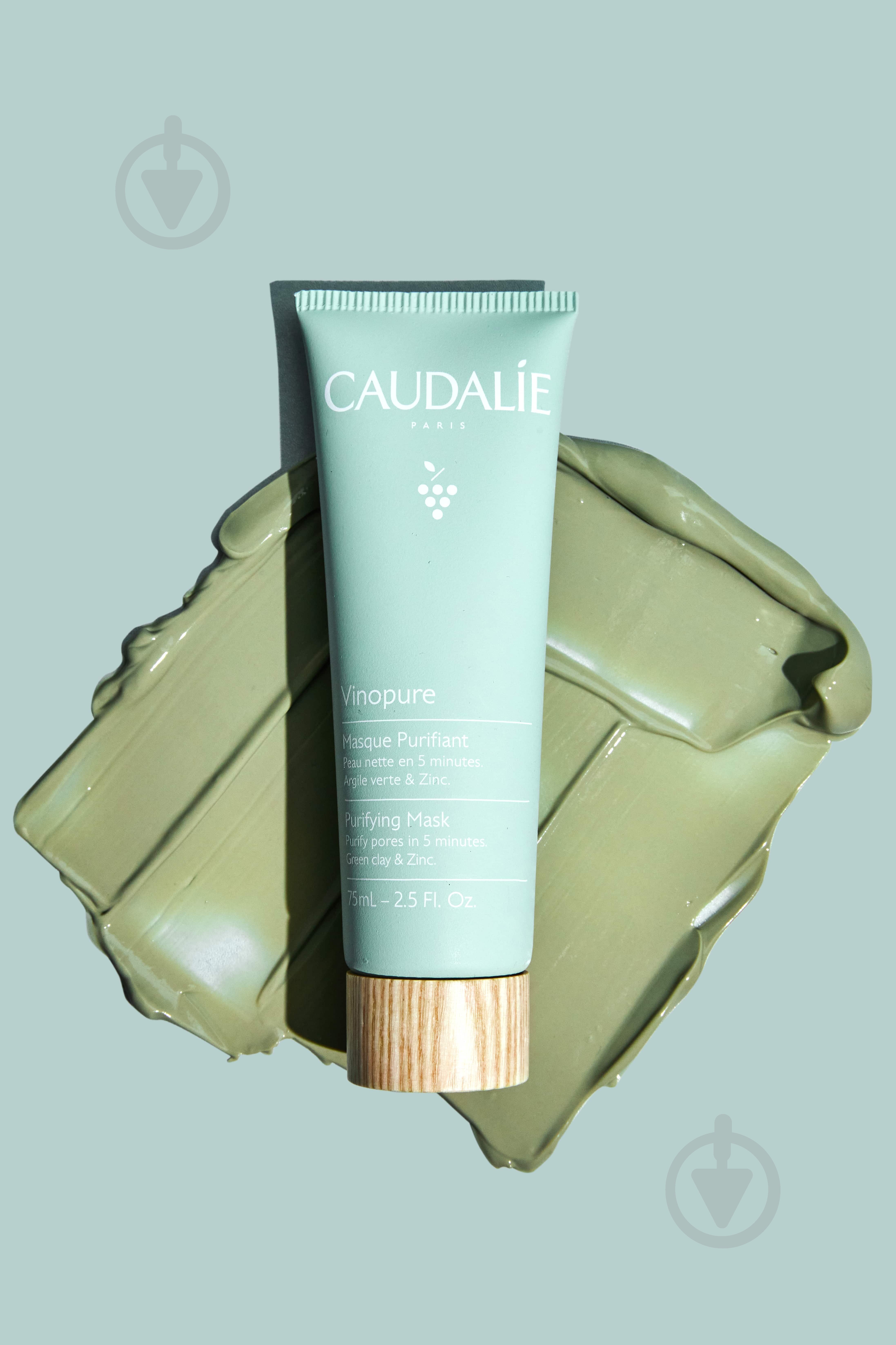 Маска глиняная для лица Caudalie Vinopure 75 мл - фото 2 Маска глиняная для лица Caudalie Vinopure 75 мл - фото 2