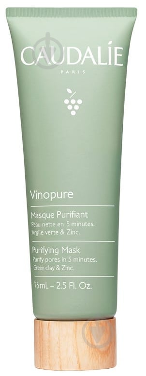 Маска глиняная для лица Caudalie Vinopure 75 мл - фото 1 Маска глиняная для лица Caudalie Vinopure 75 мл - фото 1
