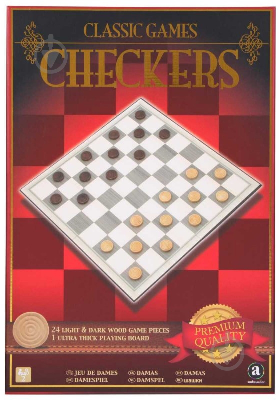 Гра настільна Merchant Ambassador Шашки ST003 6984752 - фото 2 Гра настільна Merchant Ambassador Шашки ST003 6984752 - фото 2