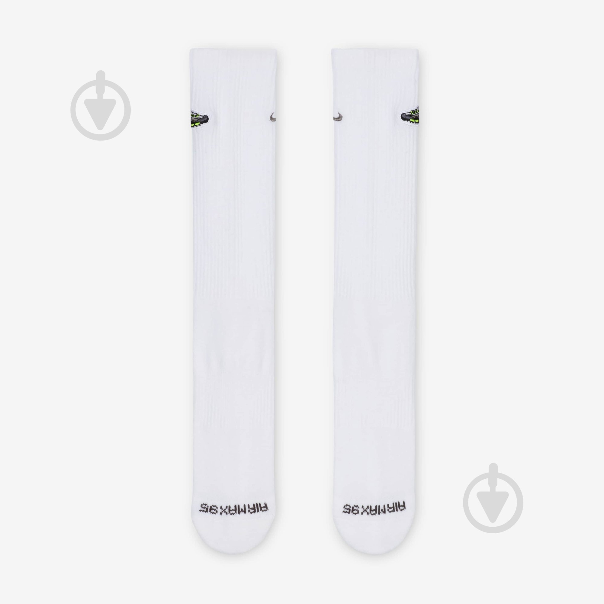 Носки Nike U NK ED CSH CRW AM95 PTCH 144 HJ9389-100 р.42-46 белый - фото 2