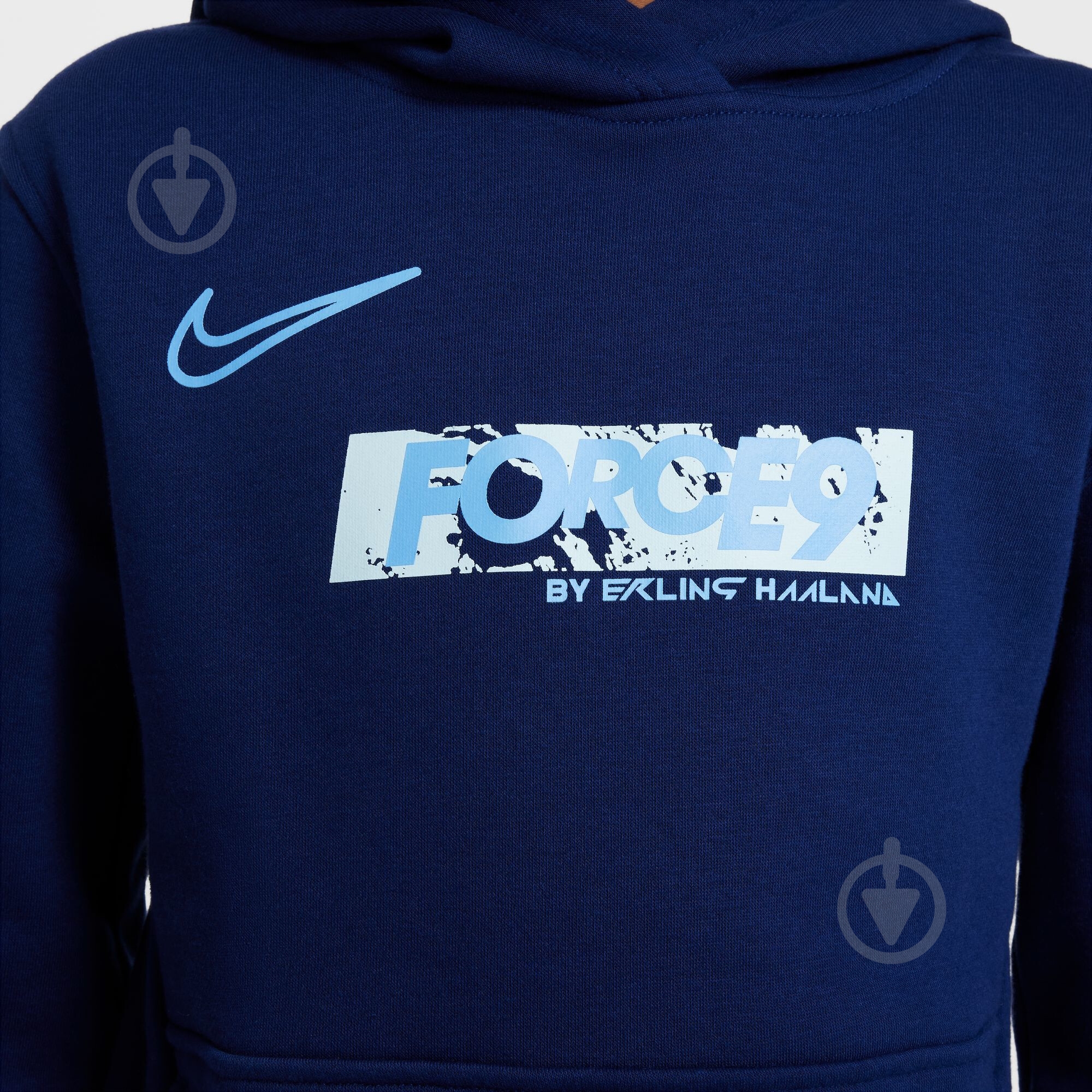 Джемпер Nike EH K NK CLUB FLC HDY -PD HJ3837-492 р.XS синий - фото 1