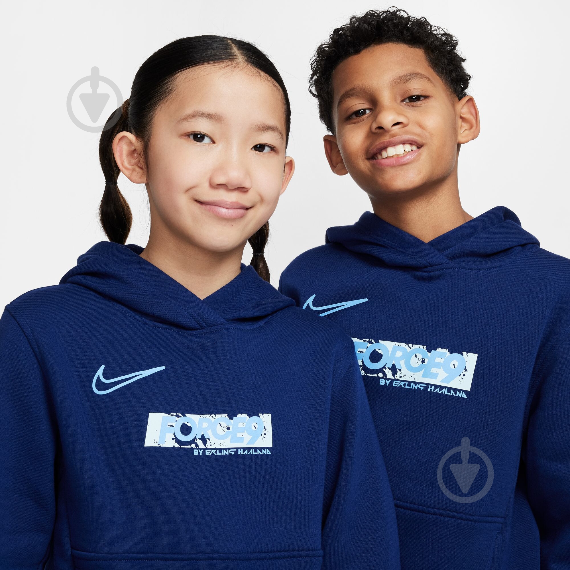 Джемпер Nike EH K NK CLUB FLC HDY -PD HJ3837-492 р.XS синий - фото 6