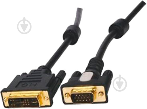 Кабель мультимедийный Atcom DVI-I – VGA 1,8 м черный (16143) - фото 1 Кабель мультимедийный Atcom DVI-I – VGA 1,8 м черный (16143) - фото 1