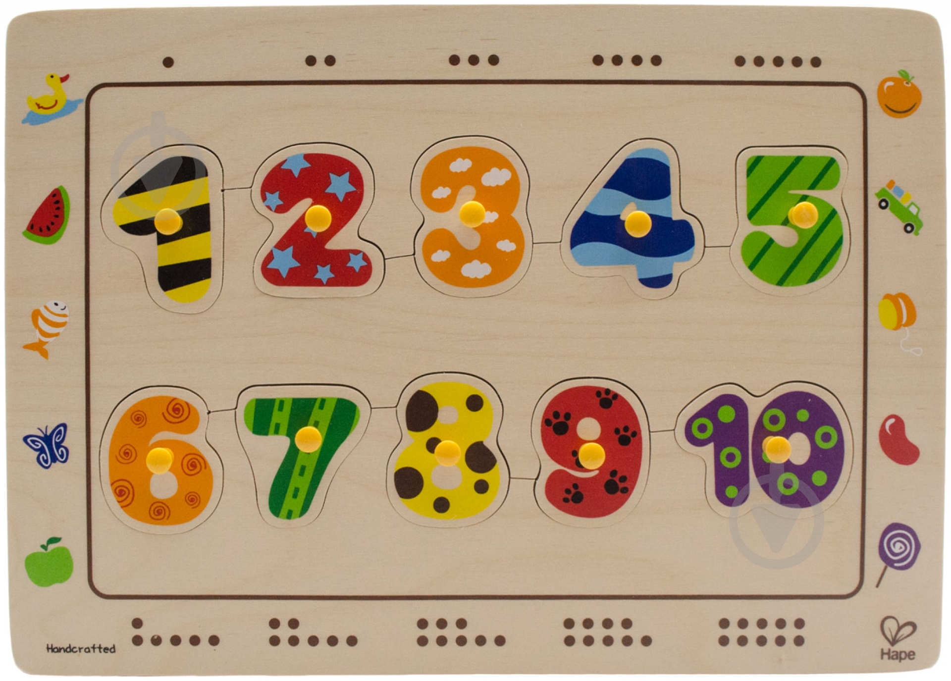 Пазлы Hape Цифры E1500 - фото 1