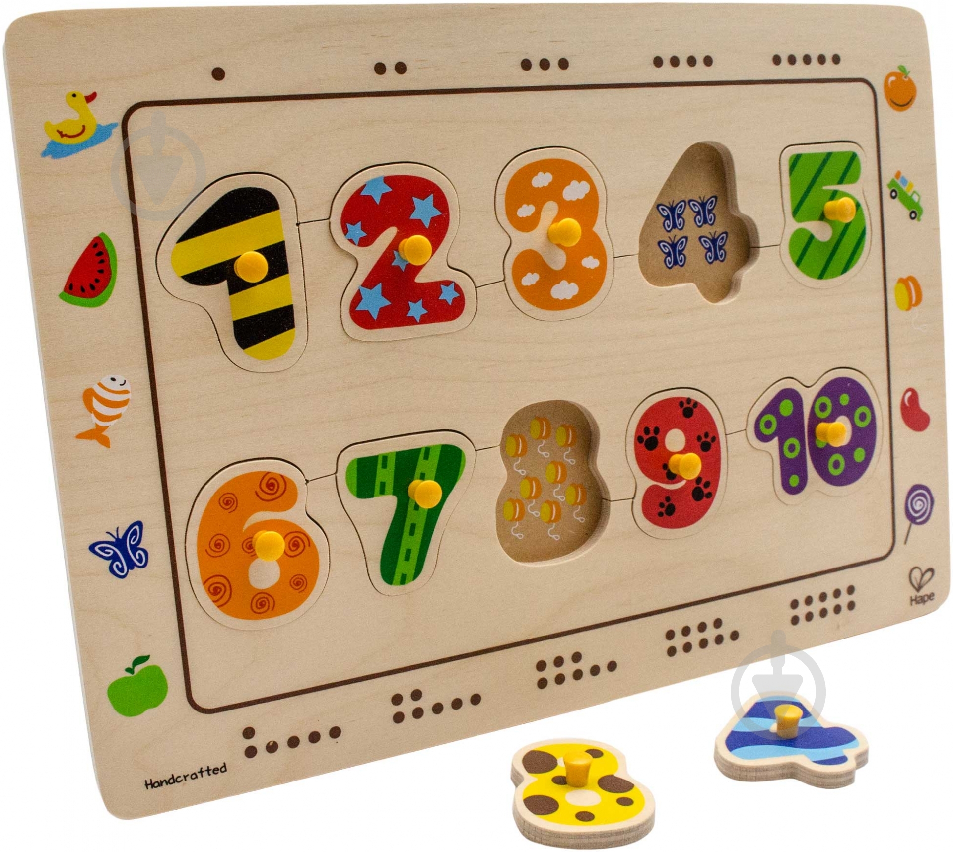 Пазлы Hape Цифры E1500 - фото 3