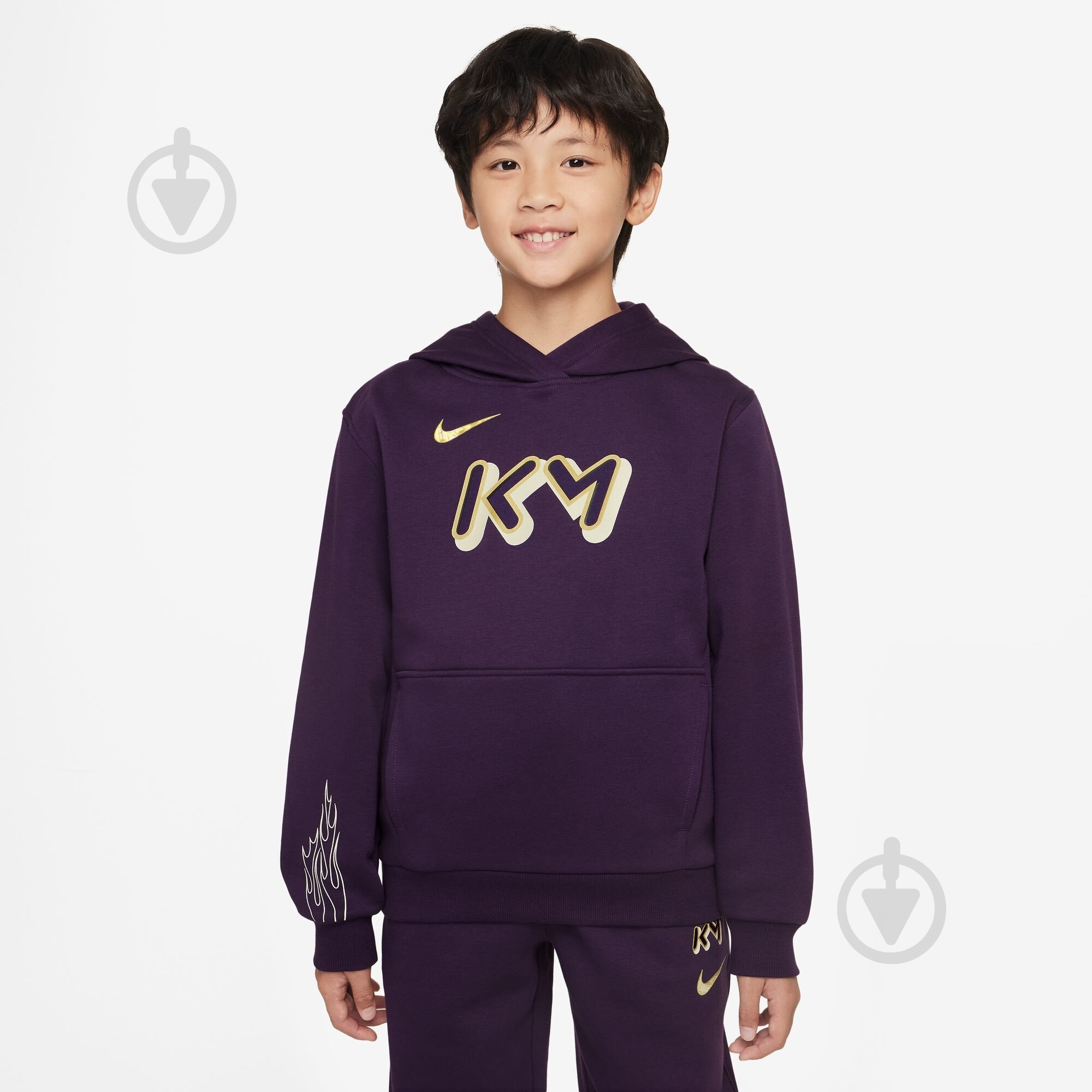 Джемпер Nike KM K NK CLUB FLC HDY -PD HQ3685-585 р.XS фиолетовый - фото 1 Джемпер Nike KM K NK CLUB FLC HDY -PD HQ3685-585 р.XS фиолетовый - фото 1