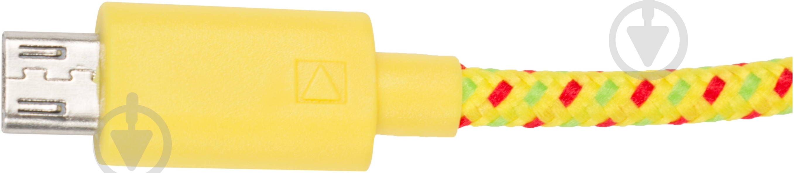 Кабель Luxe Cube 1 м желтый (TEXTILE USB MICRO TO USB YELLO) - фото 1