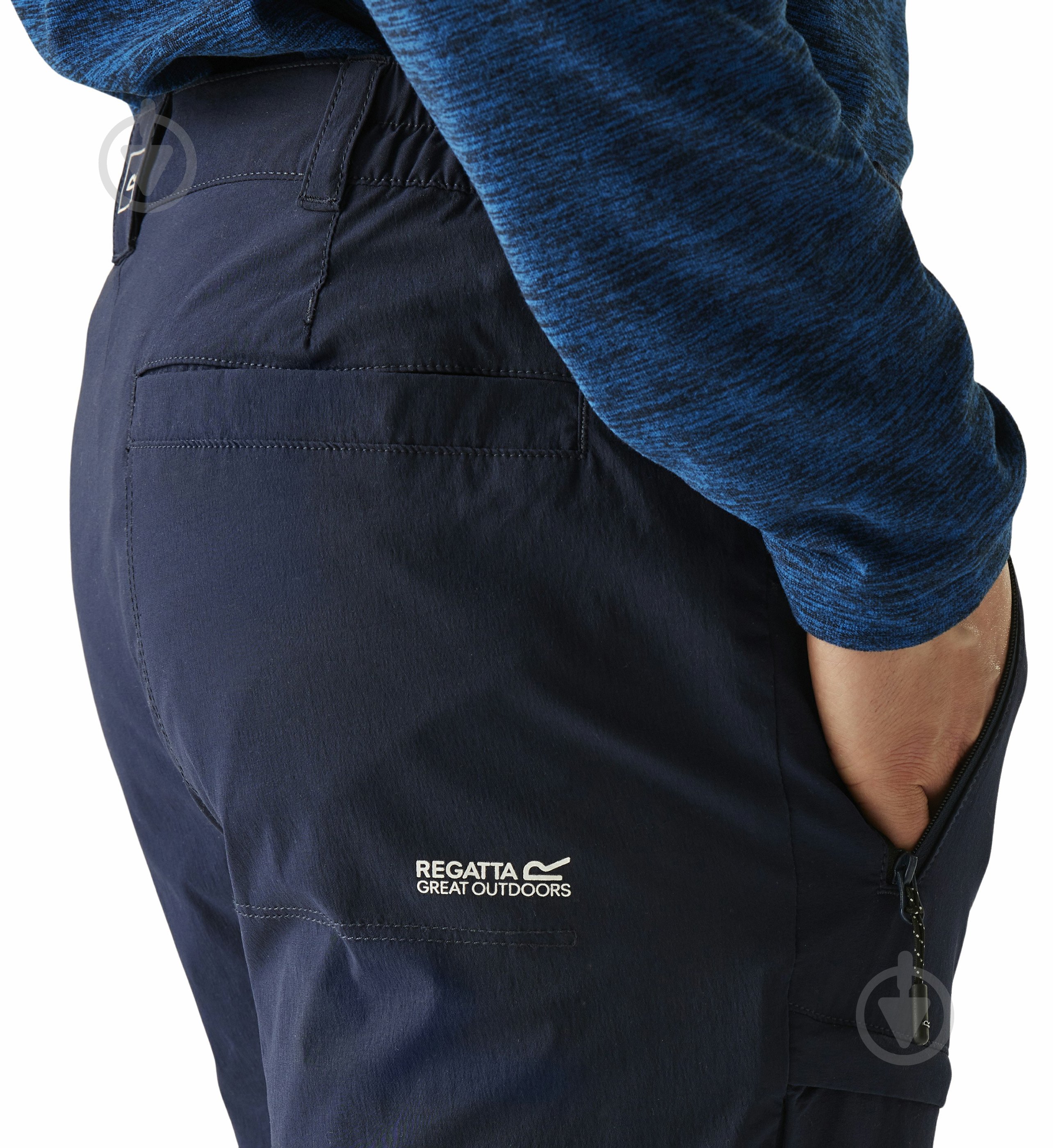 Штани Regatta HightonWtrTrs RMJ352-540 р. 34 синій - фото 3 Штани Regatta HightonWtrTrs RMJ352-540 р. 34 синій - фото 3